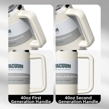 ✅ Διασυνοριακό ποτήρι αυτοκινήτου 40oz Θερμός από ανοξείδωτο ατσάλι 304 με άχυρο Κύπελλο κρύου πάγου Κύπελλο νερού αυτοκινήτου