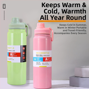 Διασυνοριακό ζεστό δοχείο από ανοξείδωτο χάλυβα 304 εξωτερικού χώρου μεγάλης χωρητικότητας αθλητικό ποτήρι νερού για επιχειρήσεις δώρο θερμός φλιτζάνι χονδρικής