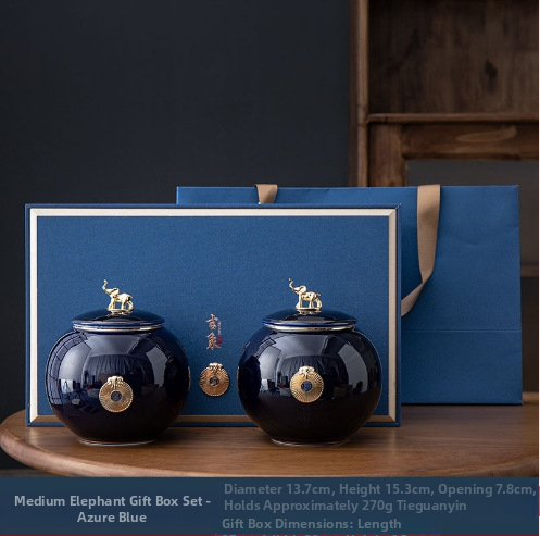 Jixiang kerámia teáskanna ajándék teásdoboz tea lezárt kanna zöld tea Jin Junmei Lichuan piros üres ajándékdoboz ébresztő teáskanna