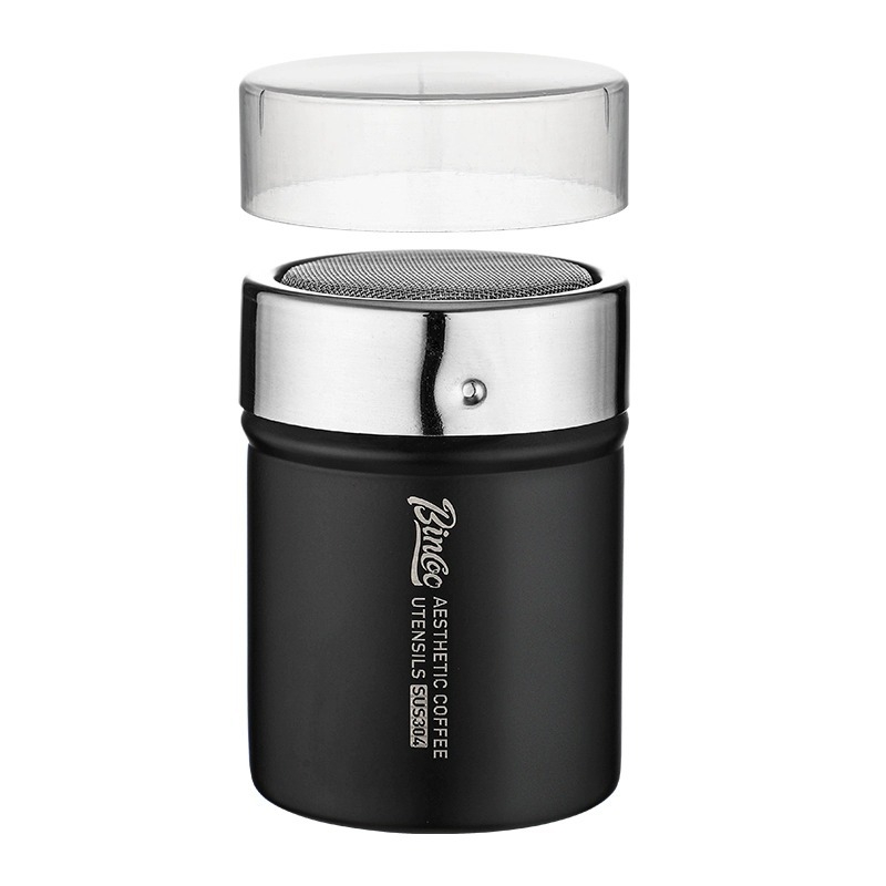 Bincoo kávépor szórófej Matcha por kakaópor cukorpor szűrőpatron 304 por szórófej művirág húzóforma