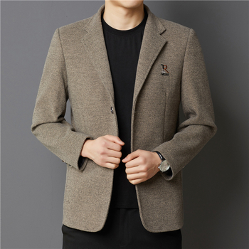 Ανδρικό κοστούμι άνοιξης και φθινοπώρου, ανδρικό επαγγελματικό casual ανδρικό μόδα, ανδρικό παλτό με πέτο, σακάκι, χονδρική πώληση