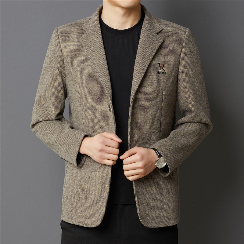 Tavaszi és őszi férfi öltöny, férfi üzleti lezser férfi divat, férfi kabát, hajtókás zakó, öltöny nagykereskedelemben