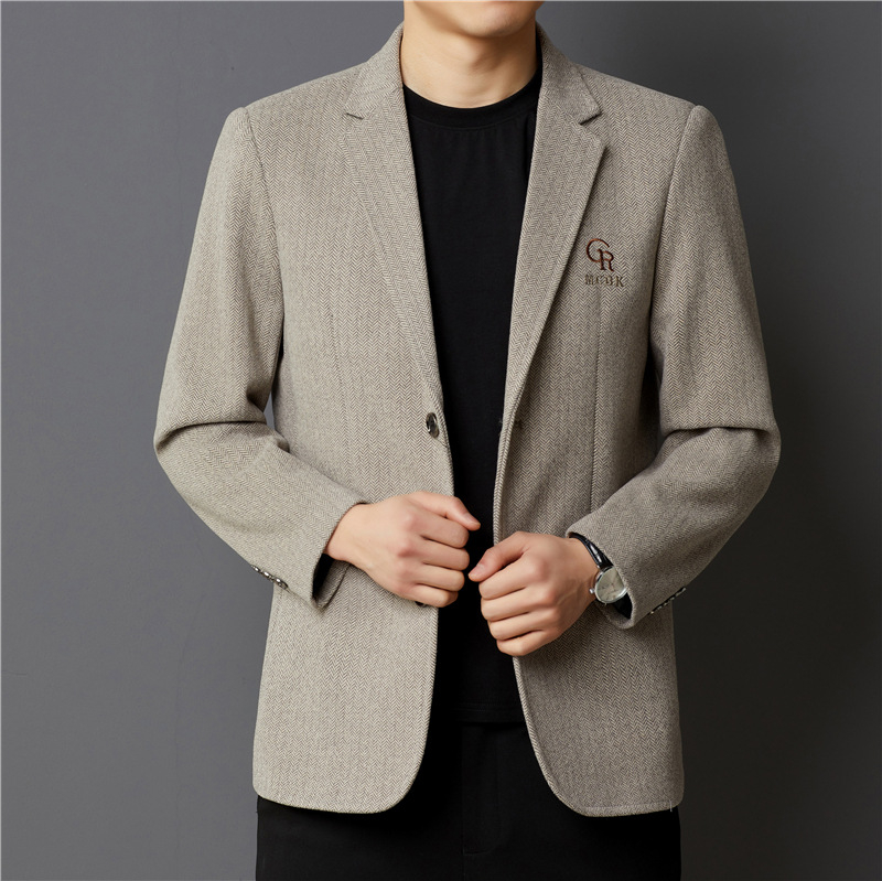Tavaszi és őszi férfi öltöny, férfi üzleti lezser férfi divat, férfi kabát, hajtókás zakó, öltöny nagykereskedelemben