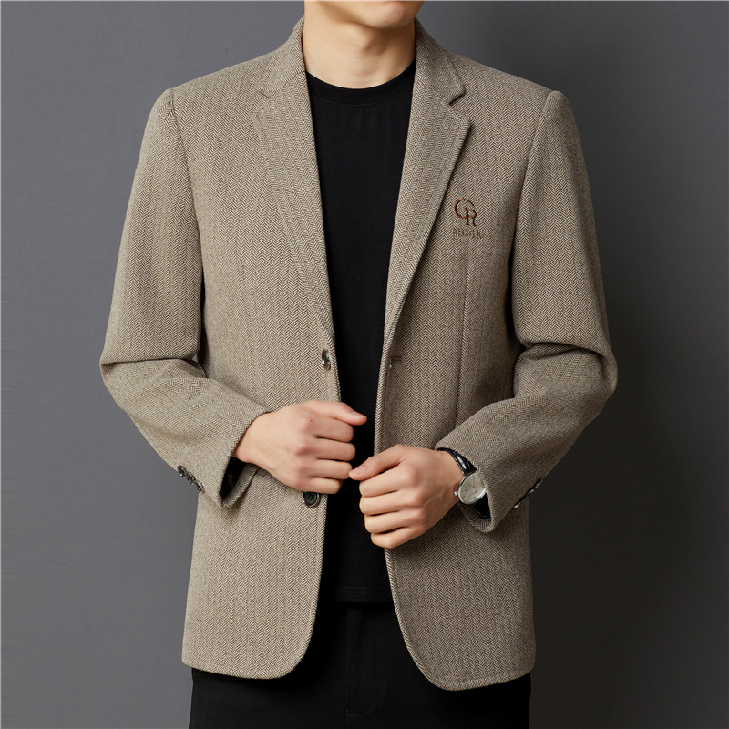 Tavaszi és őszi férfi öltöny, férfi üzleti lezser férfi divat, férfi kabát, hajtókás zakó, öltöny nagykereskedelemben