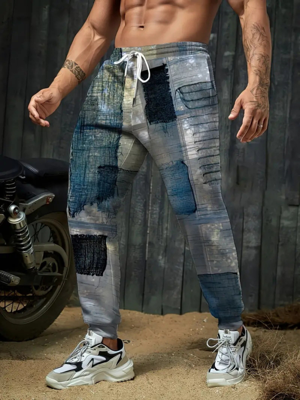 Harajuku hiphopi tänavastiilis spordipüksid, spordi- ja fitnessipüksid, kiiresti kuivavad, hingavad ja pingutusnööriga püksid ML1