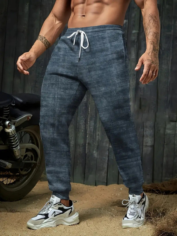 Harajuku hiphopi tänavastiilis spordipüksid, spordi- ja fitnessipüksid, kiiresti kuivavad, hingavad ja pingutusnööriga püksid ML1