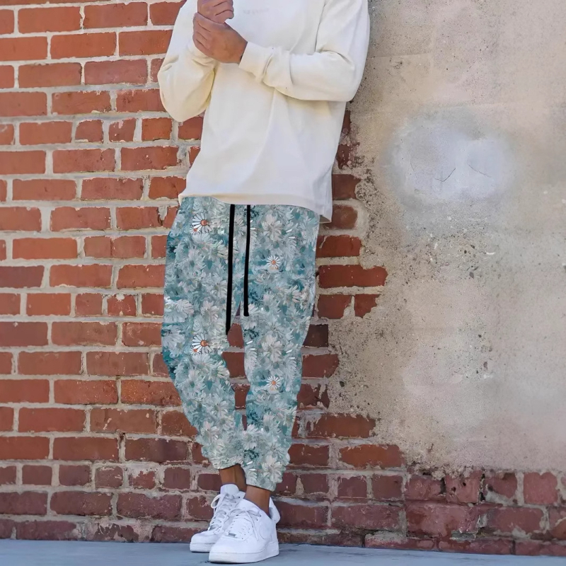 Спортни панталони Harajuku Hip Hop High Street Style, спортни, фитнес, бягане, бързосъхнещи, дишащи, с връзки ML1