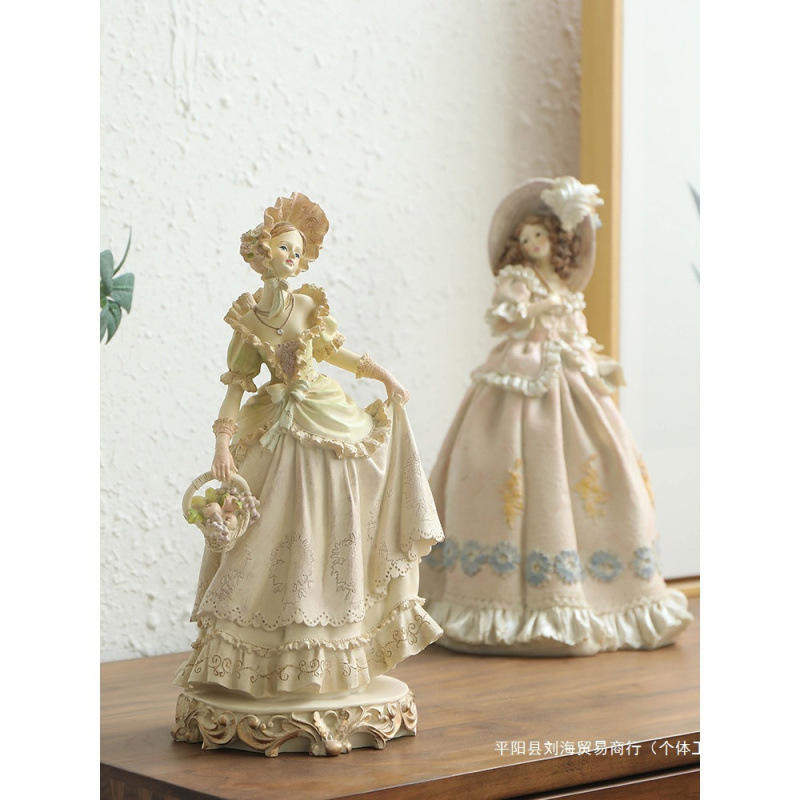 Kreatív, gyönyörű karakterdekoráció nappali borosszekrény európai angyal ajándék retro divat lány lakberendezési kiegészítők