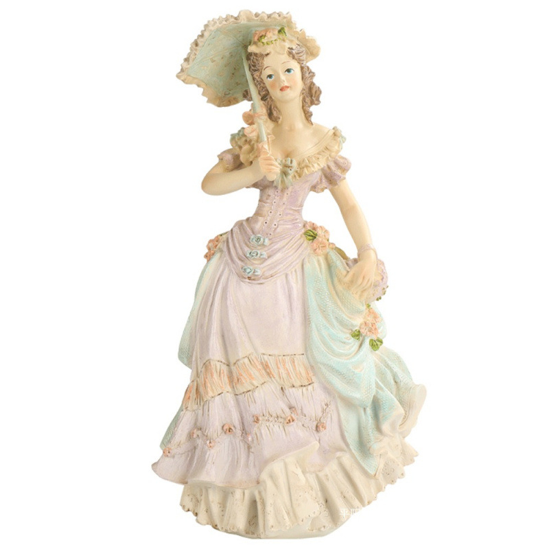 Kreatív, gyönyörű karakterdekoráció nappali borosszekrény európai angyal ajándék retro divat lány lakberendezési kiegészítők