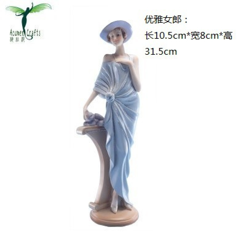 Kreatív, gyönyörű karakterdekoráció nappali borosszekrény európai angyal ajándék retro divat lány lakberendezési kiegészítők