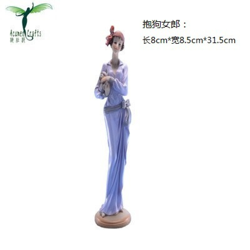 Kreatív, gyönyörű karakterdekoráció nappali borosszekrény európai angyal ajándék retro divat lány lakberendezési kiegészítők