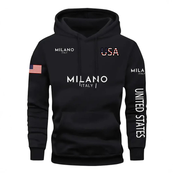 Amazon Határokon Átnyúló Külkereskedelem USA Függetlenség Napja Zászló Meleg Ruhák Nyomtatás USA Kapucnis Pulóver Férfi és Női Ruházat