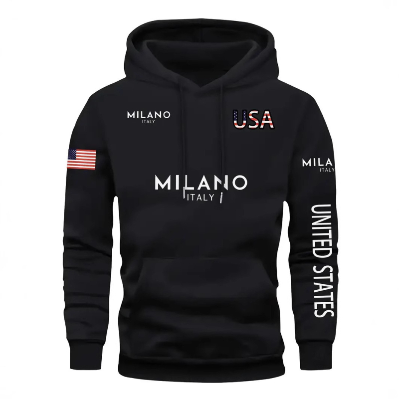 Amazon Határokon Átnyúló Külkereskedelem USA Függetlenség Napja Zászló Meleg Ruhák Nyomtatás USA Kapucnis Pulóver Férfi és Női Ruházat