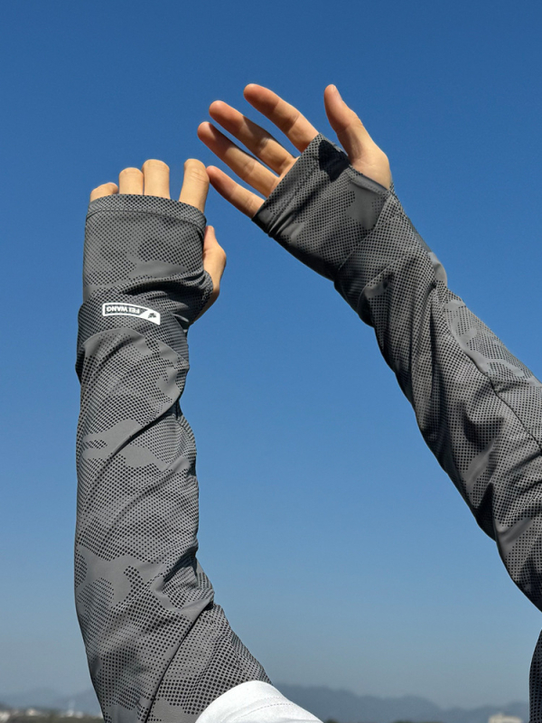 Päikesekaitse varrukad meestele suvel, lahtised jääsiidist suured varrukad käte katmiseks, jääkaitsed, kalastuskindad, autokindad