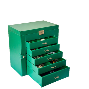 Σε απόθεμα, μεγάλης χωρητικότητας κουτί κοσμημάτων, νέο κουτί κοσμημάτων με διπλή πόρτα και συρτάρι 5 επιπέδων, βεστιάριο με κλειδί-καθρέφτη