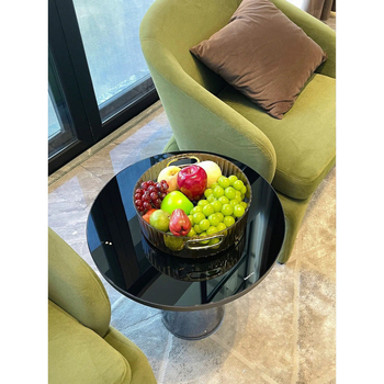 „Ins Style“ aukštos kokybės vaisių lėkštė, svetainės vaisių lėkštė, namų darbalaukio besisukanti laikymo dėžutė, permatoma lėkštė, besisukanti prieskonių dėžutė