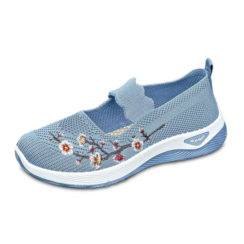 Pantofi sport Plus Size pentru femei, pantofi din pânză de primăvară din Beijing, talpă moale, confortabili, pentru mame de vârstă mijlocie și în vârstă, autocolant pentru generația Temu