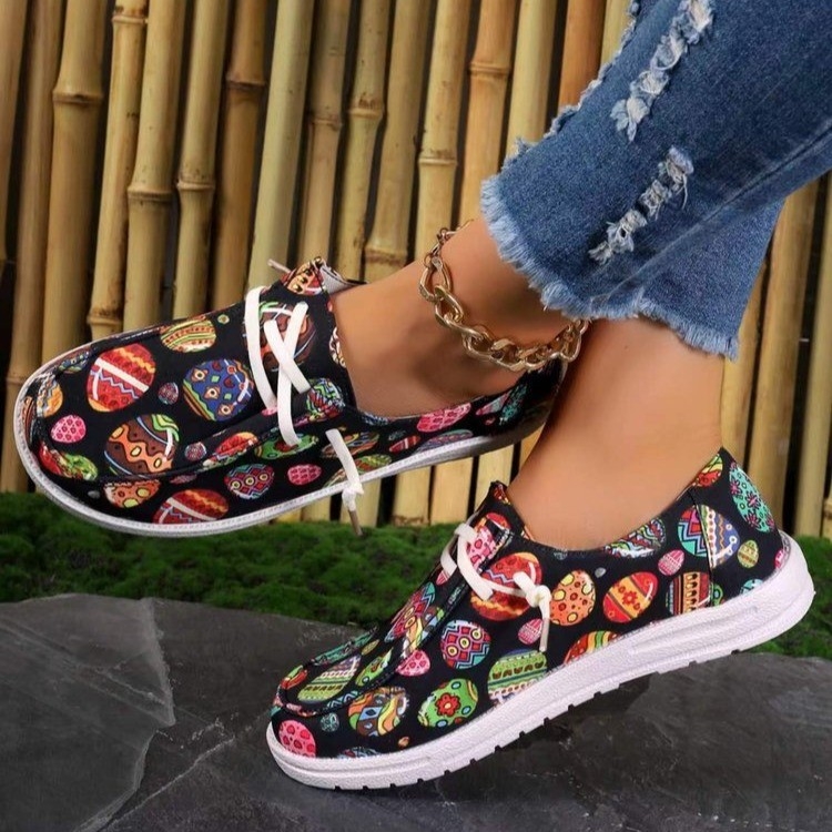 Väliskaubanduse pluss-suuruses vabaajajalatsid Naiste piiriülesed ülikerged pehme põhjaga lõuendijalatsid Naiste mugavad laisad kingad Naiste mitmekordsed valikulised