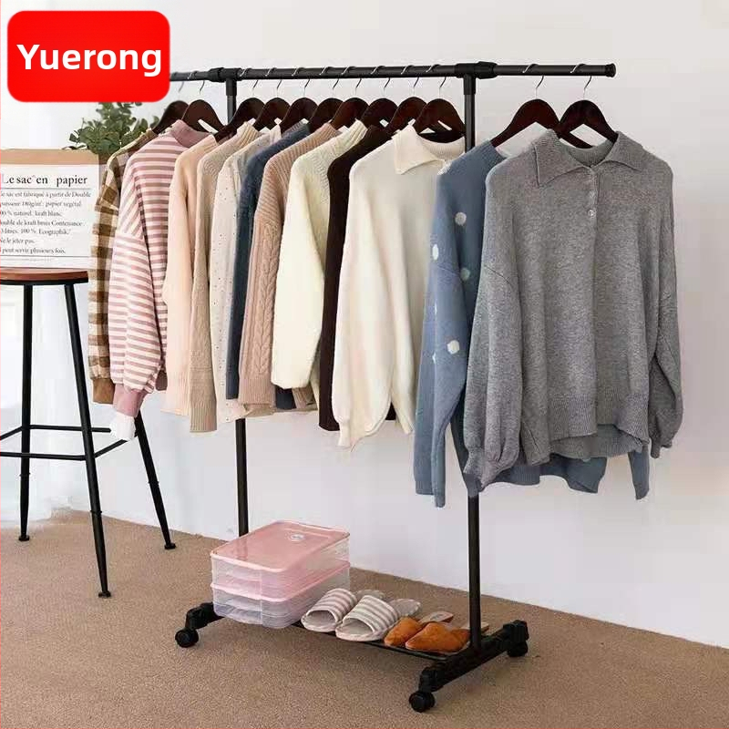 Jednoduchý stojaci teleskopický sušiak na bielizeň, domáci balkón, sušiak na bielizeň, kovový sušiak na bielizeň do spálne