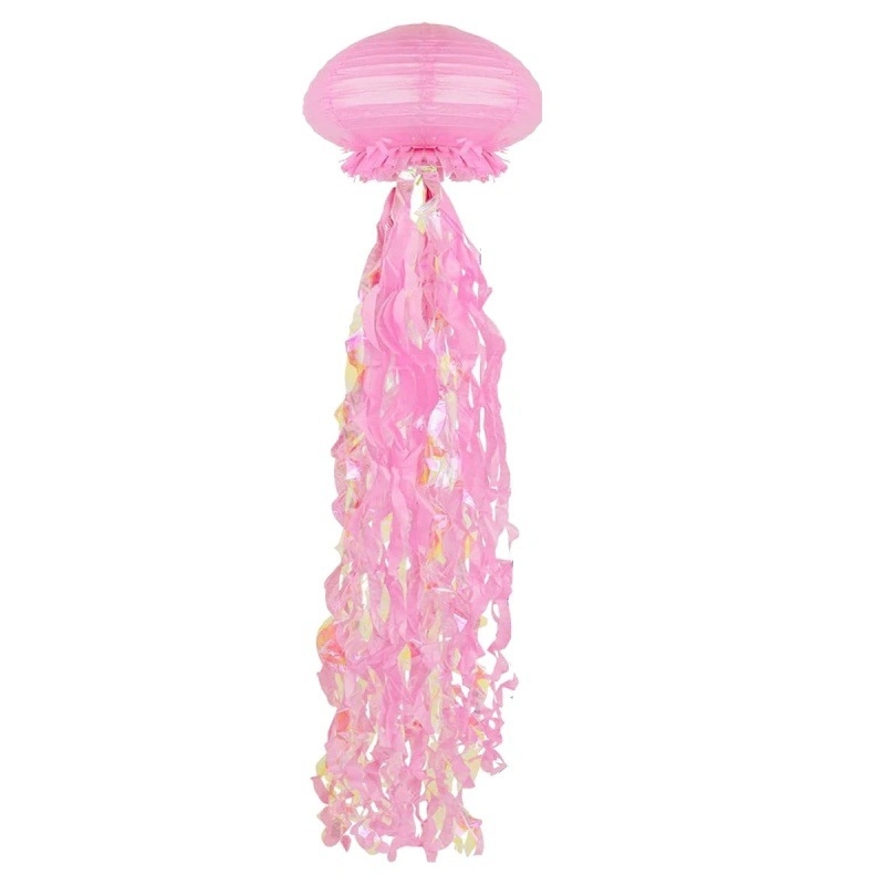 Transfrontalieră en-gros colorat în formă specială de decorațiuni meduze sirenă temă petrecere semicerc decorațiuni petrecere consumabile de decorare