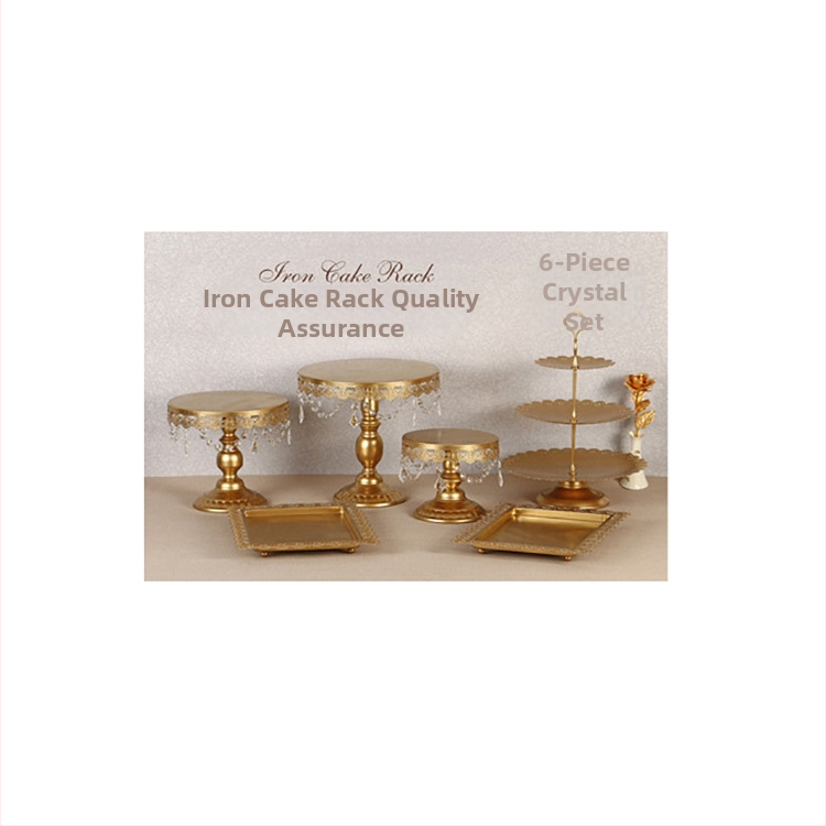Комплект железни стойки за торти в европейски стил, сватбена декорация, десертен магазин, стойка за тамян, чиния за торта