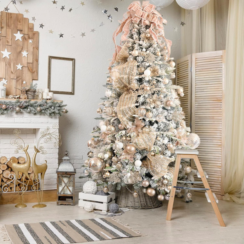 „Amazon“ karšto pardavimo 6 cm 30 vnt. permatomo rutulio plastikinis naminių gyvūnėlių permatomas rutulys kalėdinė dekoracija kalėdinis rutulys didmeninė prekyba