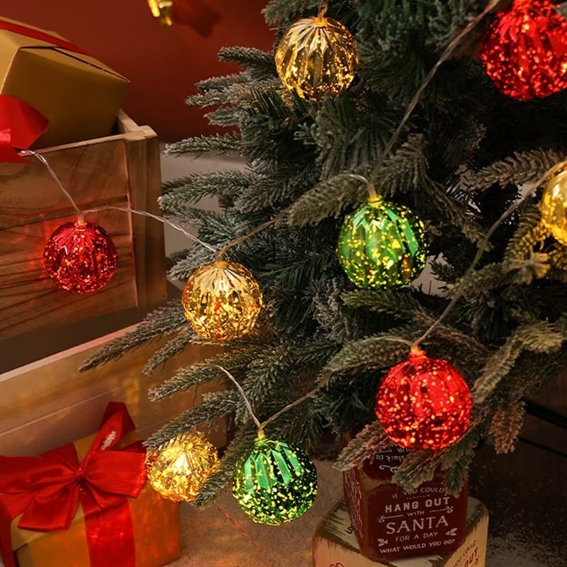 Kalėdinis medinis namelis LED šviesų girlianda Kalėdų eglutės puošmena šventinei atmosferai langų dekoravimas spalvota šviesų girlianda