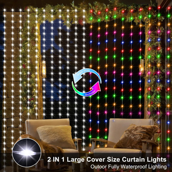 Piiriülene LED vasktraadist lamp nahktraadist lamp kardinapuu lambike USB puldiga rakendus konksuga jõulupulma magamistoa kaunistus