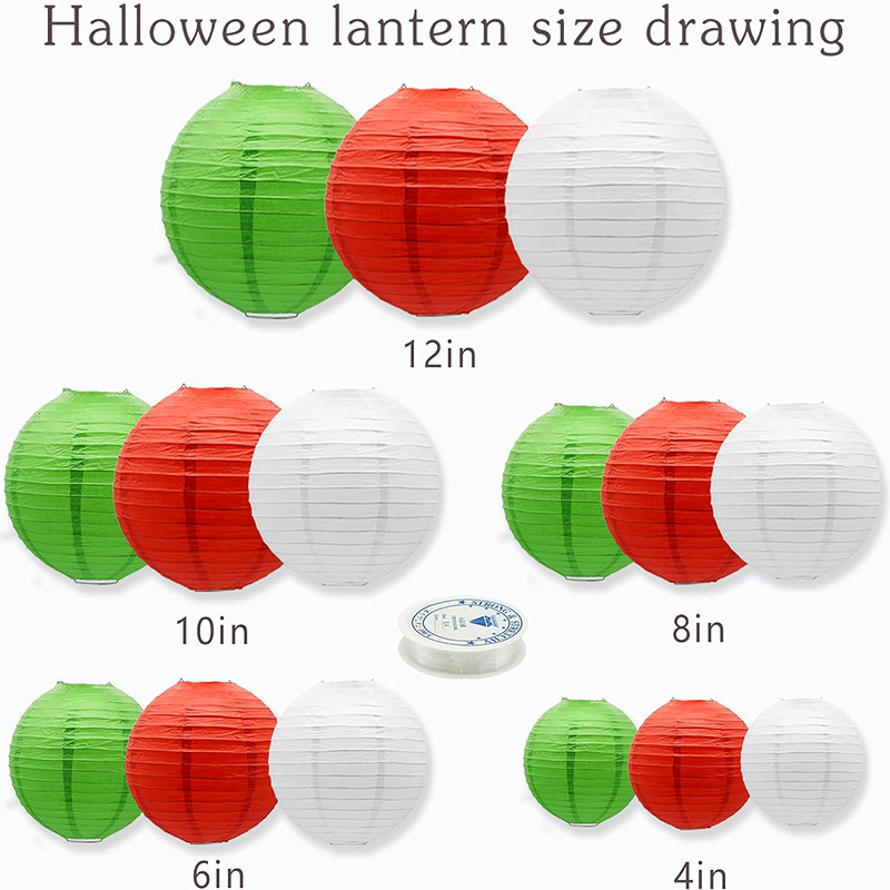 Amazon 15 tk värviline paberlatern sobib kaubanduskeskuse mööbli paigutuse kaunistuseks ümmargused kokkupandavad paberlaterna kaunistused