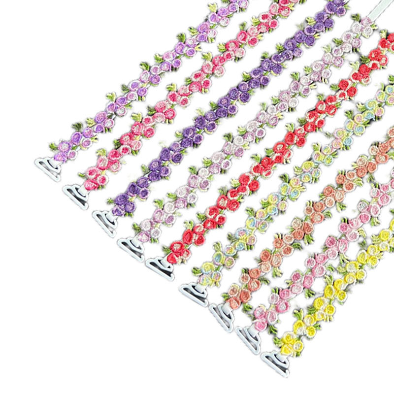 Tikitud Hanfu pitsist õlarihmaga paljastatud aluspesu, õlarihmaga vest, õhukese rihmaga nähtamatu kinnitus