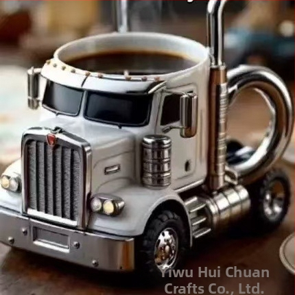 Трансгранични нови ръчно изработени чаши за кафе в европейски стил от смола, настолни орнаменти за кола, ниша с усъвършенстван смисъл