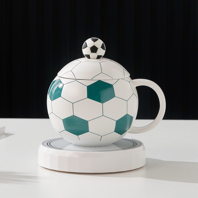 Cupa Mondială de Fotbal, Cupa Ceramică cu Capac, Suvenir Sportiv, Cupa Planetă, Cană de Apă, Cereale de Însoțire
