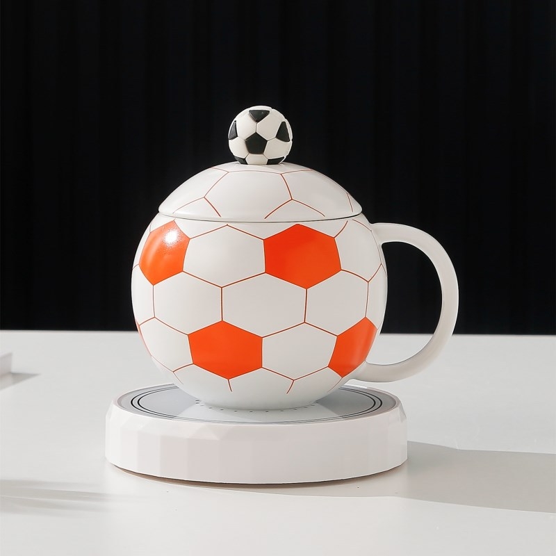 Cupa Mondială de Fotbal, Cupa Ceramică cu Capac, Suvenir Sportiv, Cupa Planetă, Cană de Apă, Cereale de Însoțire