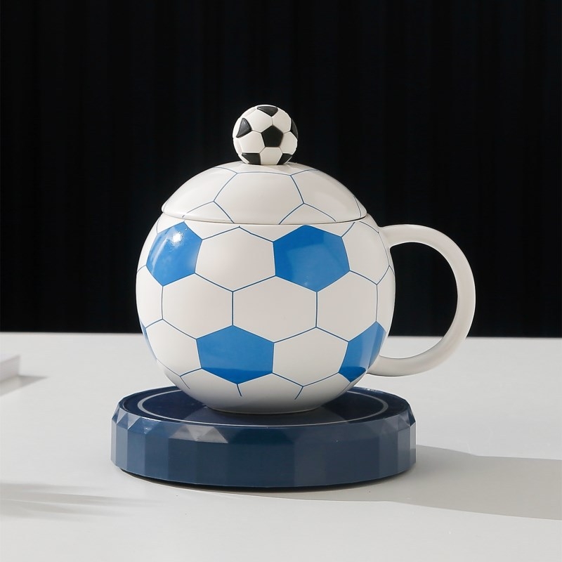 Cupa Mondială de Fotbal, Cupa Ceramică cu Capac, Suvenir Sportiv, Cupa Planetă, Cană de Apă, Cereale de Însoțire