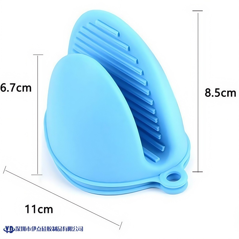 43g mikrolaineahju kindaklamber soojusisolatsiooniga paksendatud otsaga potikindad majapidamisköögi soojusisolatsiooniga küpsetamise silikoonist käeklamber