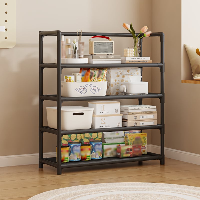 Moodsad majapidamises kasutatavad lihtsad hoiustamisriiulite komplektid Praktilised magamistoa põrandariiulid Piiriülesed kuumad müüginumbrid Populaarne mudel Lihtne ja moodne