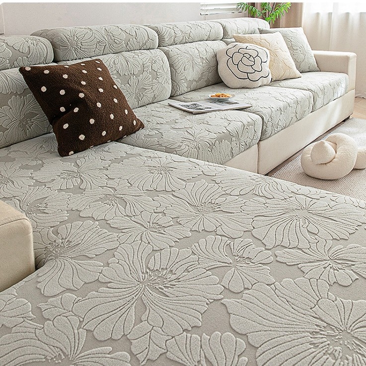 Macskakarcolás elleni kanapéhuzat, hárompozíciós, egycsászári ágyas, négy évszakos univerzális, könnyű luxus, csúcskategóriás, all-inclusive kanapéhuzat, párna, háttámla, kalap