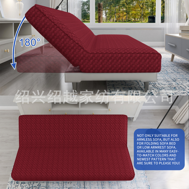 Határon átnyúló, karfa nélküli, rugalmas kanapéhuzat, teljes körű összecsukható kanapéágy-huzat, görgős lepedő típusú, teljes huzatú kanapéágy-huzat