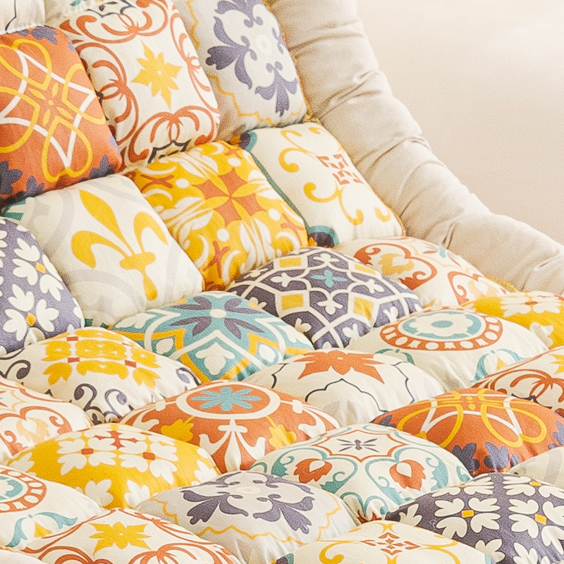 Új, vastagított, puha pamut kanapépárna a négy évszakhoz, univerzális, csúszásmentes, csúcskategóriás, könnyű, luxus krémszínű pamutpárna