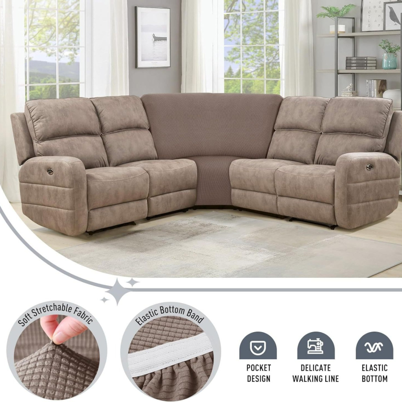 Határokon átnyúló Amazon dönthető sarokkanapé huzat L alakú kombinált dönthető kanapé huzat dönthető sarokülő huzat masszázsfotel huzat