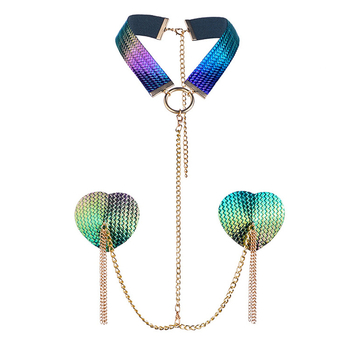 Naistele mõeldud üle piiri bikiinide rinnakett, nahast rinnakleebised, aluspesu kandmist pole vaja, seksikad südamekujulised nibukatted, push-up ja lift