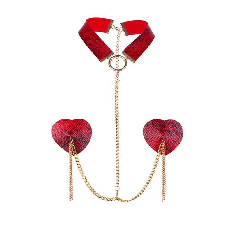 Naistele mõeldud üle piiri bikiinide rinnakett, nahast rinnakleebised, aluspesu kandmist pole vaja, seksikad südamekujulised nibukatted, push-up ja lift