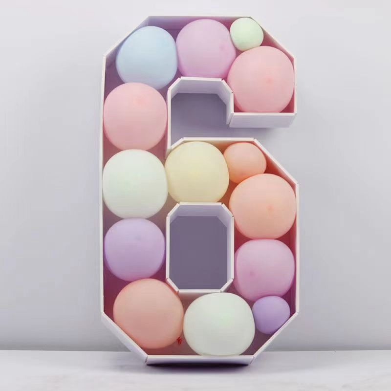 KT tábla háromdimenziós digitális lufi keret dekoráció mozaik digitális modellezés határokon átnyúló születésnapi parti KT tábla kellékek