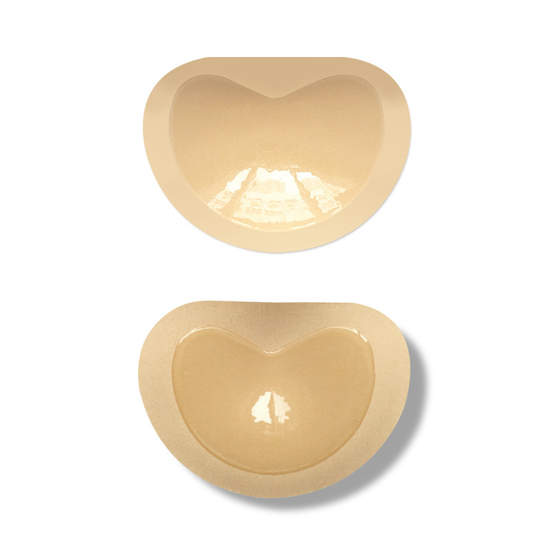 Bio-ragasztóval vastagított szivacs, öntapadós betét, esküvői láthatatlan mellkasi folt, fürdőruha mellvédő, futásgátló fénybetét, háromszög alakú mellvédő