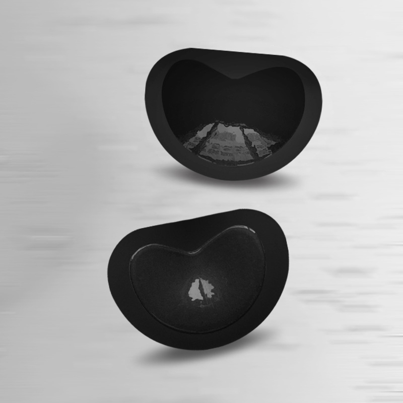 Bio-ragasztóval vastagított szivacs, öntapadós betét, esküvői láthatatlan mellkasi folt, fürdőruha mellvédő, futásgátló fénybetét, háromszög alakú mellvédő