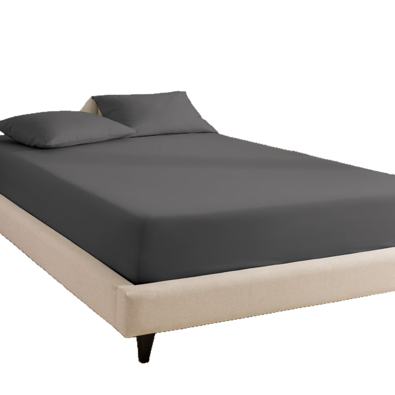 „CrossBorder Ebay“ grynos medvilnės vienspalviai paklodės su guma. Prabangūs medvilniniai čiužinio užvalkalai. Viengulių ir dvigulių lovų užvalkalai.