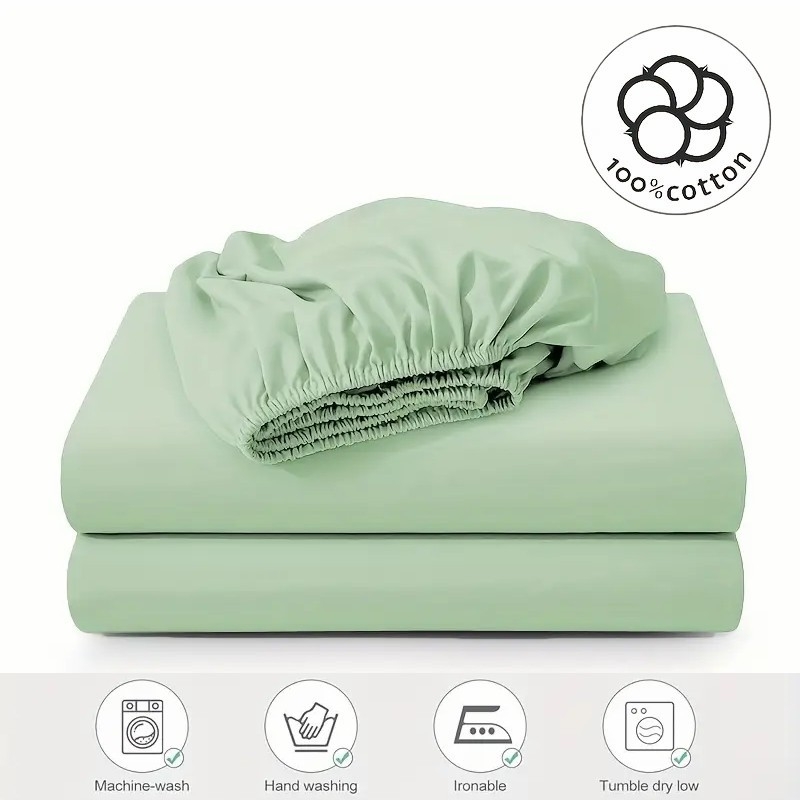 „CrossBorder Ebay“ grynos medvilnės vienspalviai paklodės su guma. Prabangūs medvilniniai čiužinio užvalkalai. Viengulių ir dvigulių lovų užvalkalai.