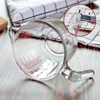 Δοσομετρικό Κύπελλο με Ζυγαριά Γυάλινο Οικιακό Κύπελλο Ψησίματος Μεγάλης Χωρητικότητας Αλεύρι Αυγού Χιλιοστόλιτρο Διαφανές Δοσομετρικό Κύπελλο Χονδρικής Εργοστάσιο