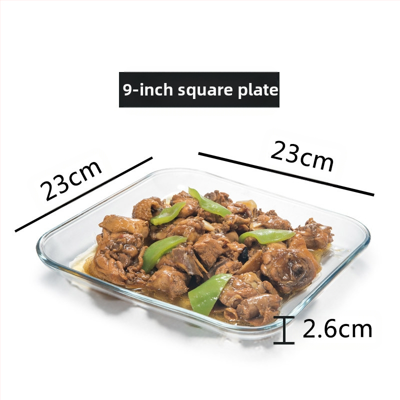 Grūdinto stiklo trijų skyrių lėkštė pusryčių stalo reikmenys valgomojo lėkštė atskiriamoji lėkštė namų apyvokos vaisių lėkštė daugiafunkcinė indų lėkštė