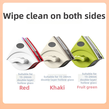 Υαλοκαθαριστήρας Οικιακού Παραθύρου Ψηλού Οροφής Παράθυρο Καθαρισμού Διπλής Επίστρωσης Εργαλείο Καθαρισμού Τζαμιού Διπλής Όψης E18